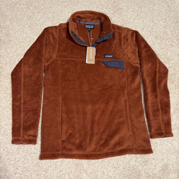 NWT Patagonia Women's Re-Tool Snap-T Pullover‎ Sisu Brown - Picture 2 of 5